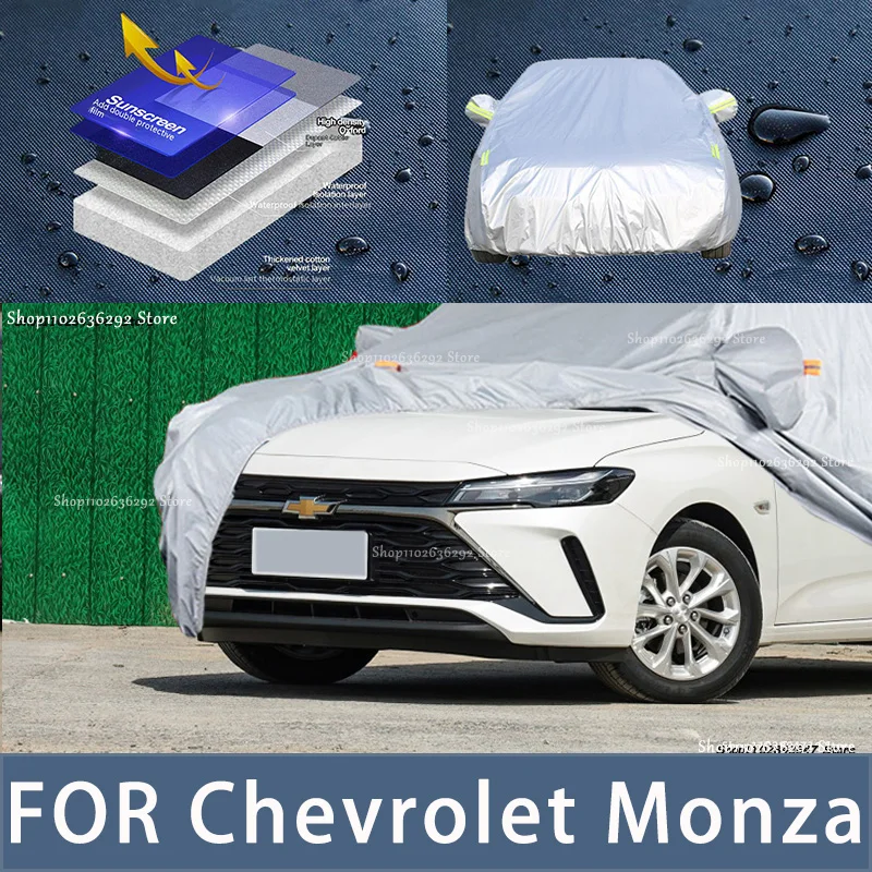 

For Chevrolet Monza Outdoor Protection Full Car Covers Snow Cover Sunshade Waterproof Dustproof Exterior Car accessories