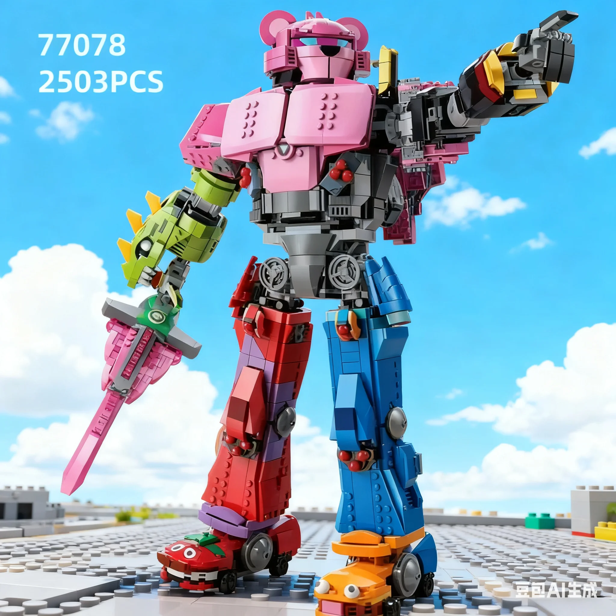 �y�Z�[�����z2025�N�V�� 2503�s�[�X �t�H�[�g�i�C�g ���J�`�[�����[�_�[ 77078 �g�ݗ��ău���b�N �A�N�V�������{�b�g���f�� �������� �z���f�[ �a���� �N���X�}�X�M�t�g