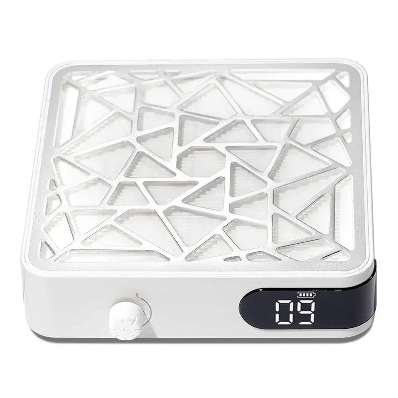 

A73U Nail Dust Collector Quiet Nail Fan Dust Collector For Acrylic Nail Polish EU Plug