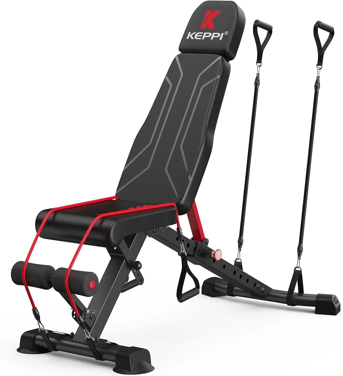 Sturdy Foldable Adjustable 900Lb Weight Bench Home Gym