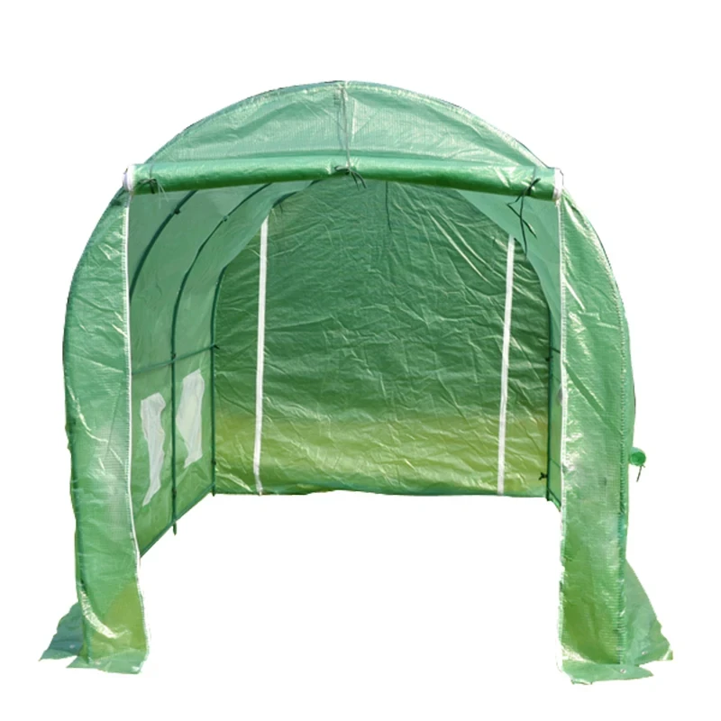 1pcs Green House Outdoor 6x3x2.2M Garden Vegetable Insect Net Cover Greenhouse Plant Cover Freeze Protection Not Include Frame