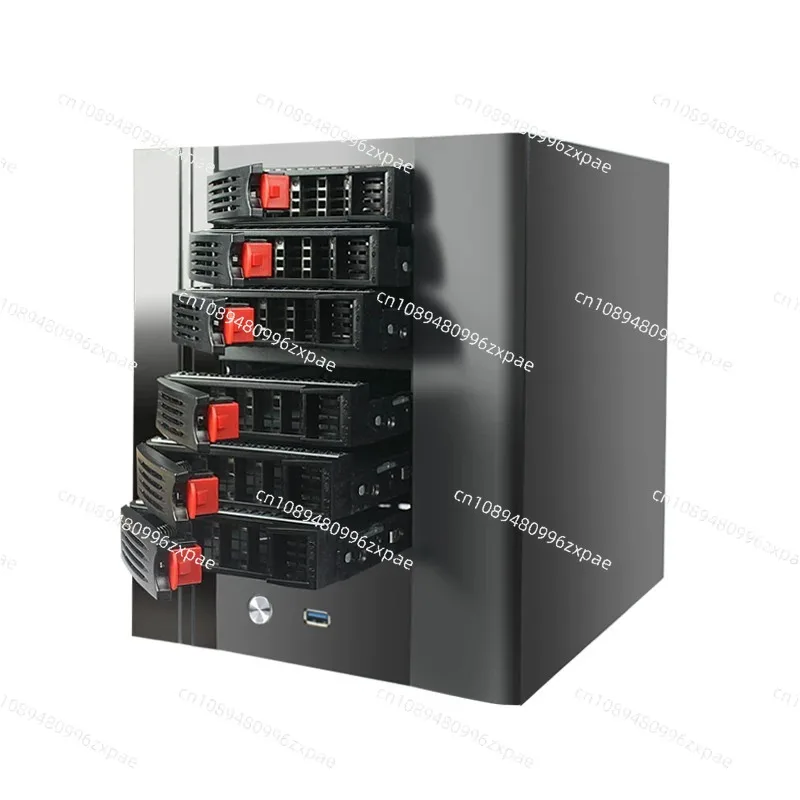 2 4 6 8 Bay Hot Swap NAS Case ITX Mini Chassis Private Cloud Storage Home Theater Computer Housing