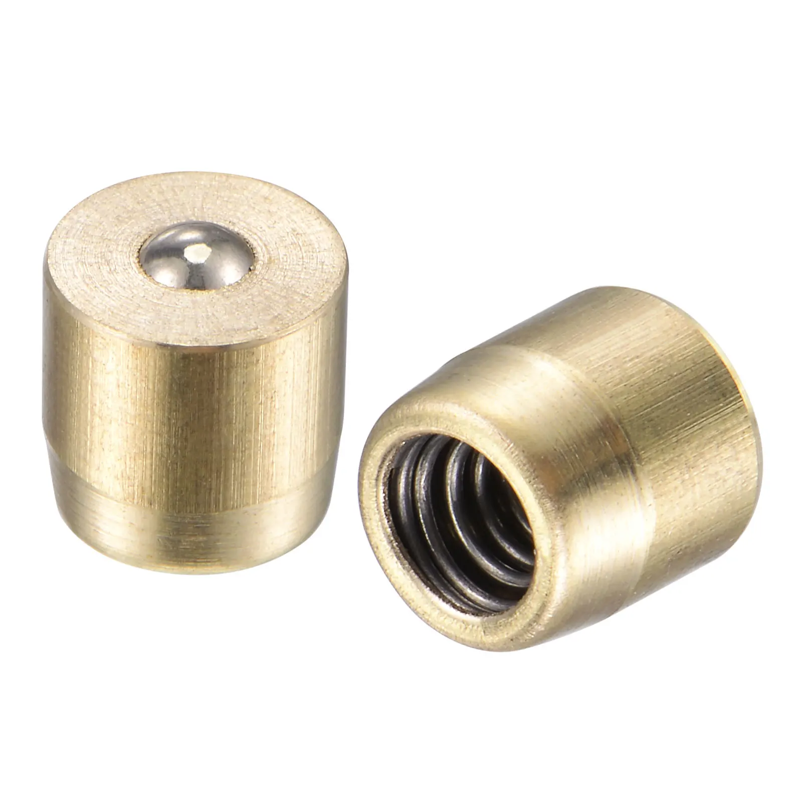 

Brass Push Button Grease Oil Cup 6x6mm Ball Oiler for Lubrication System 10Pcs
