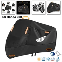 Cubierta impermeable para motocicleta con logotipo de HONDA, Protector UV para exteriores, cubierta para lluvia para Honda CBR 125R 954 600 F4i 650F 650R 1100XX