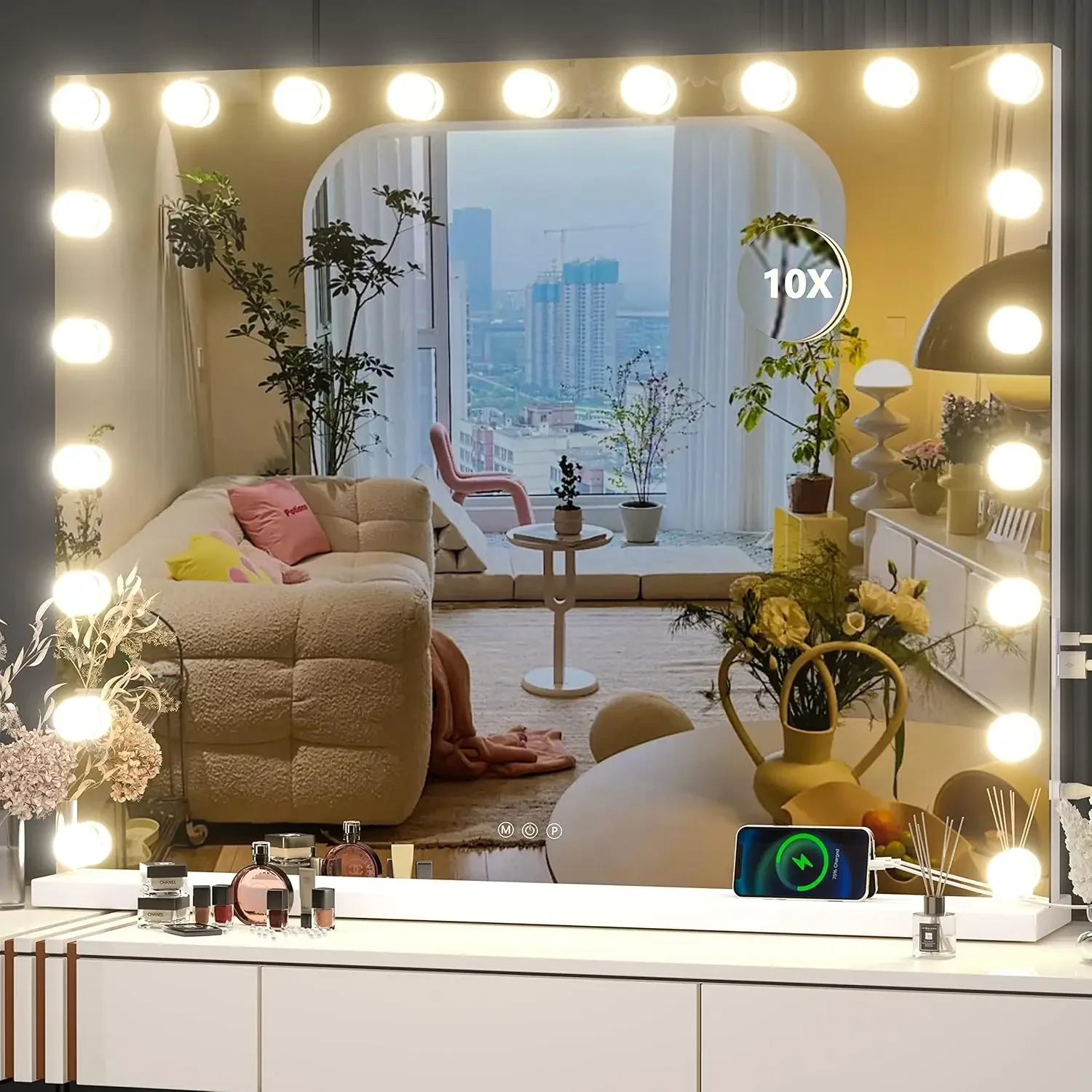 Vanity Mirror with Lights, 40