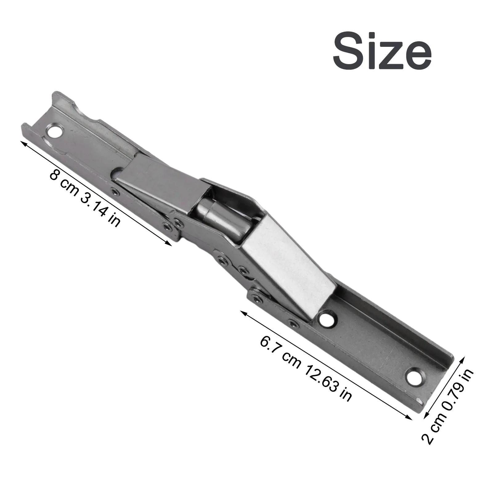 2Pcs 90/180 Degree Self-Locking Folding Hinges Brackets Spring For Replace Old Hinges Cabinets Installation Tools Spare Parts