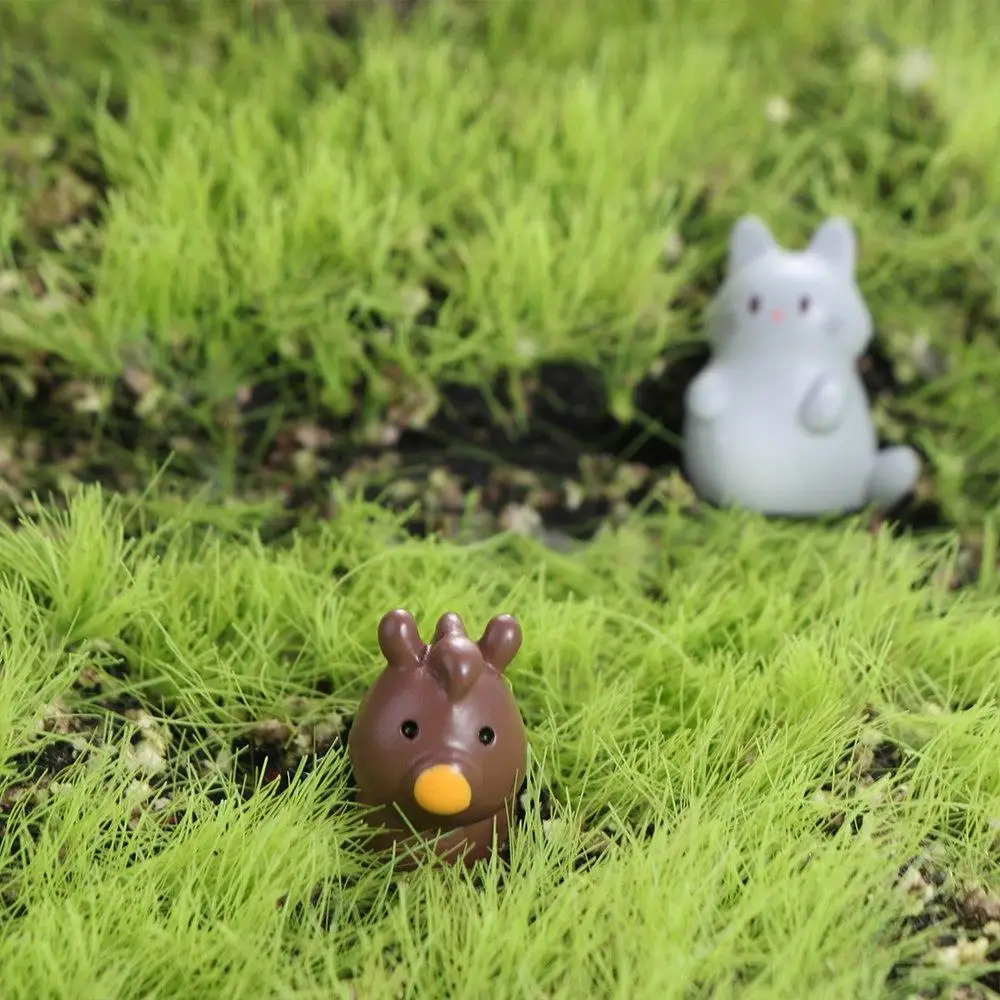 Cat Duck Sheep Squirrel Frog Turtle Animals Micro Landscape Ornaments Realistic Cute Zodiac Animals Miniatures Handmade
