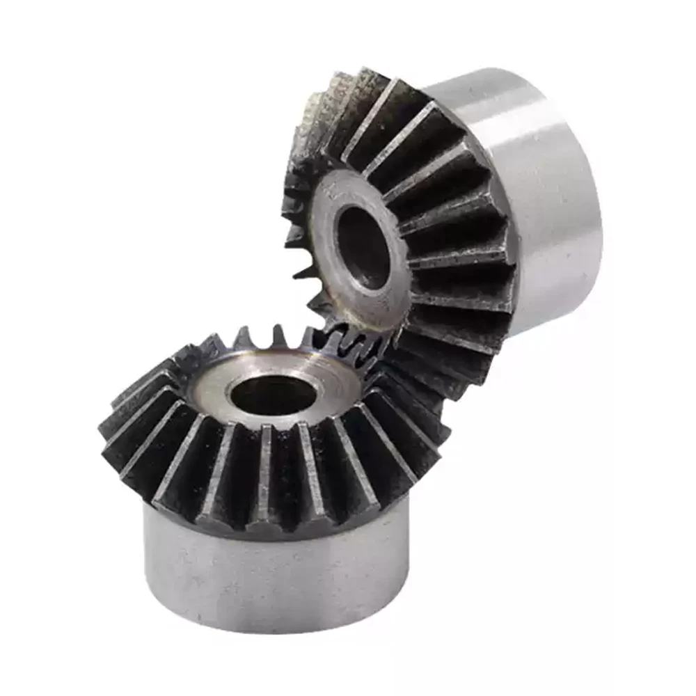1/2/4 قطعة ترس مخروطي 1.5 معامل 15T/16/17/18 ~ 30 أسنان 45 #   فتحة عملية فولاذية 6/8/10 مم تروس 90 درجة زاوية شبكية تروس فولاذية