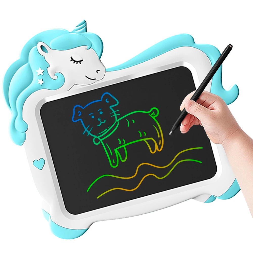 Jouets d'écriture manuscrite effaçables pour enfants, tableau noir, graffiti, sub, jouets colorés pour tout-petits, DrelubPad, cadeau pour enfants, LCD, 10 pouces