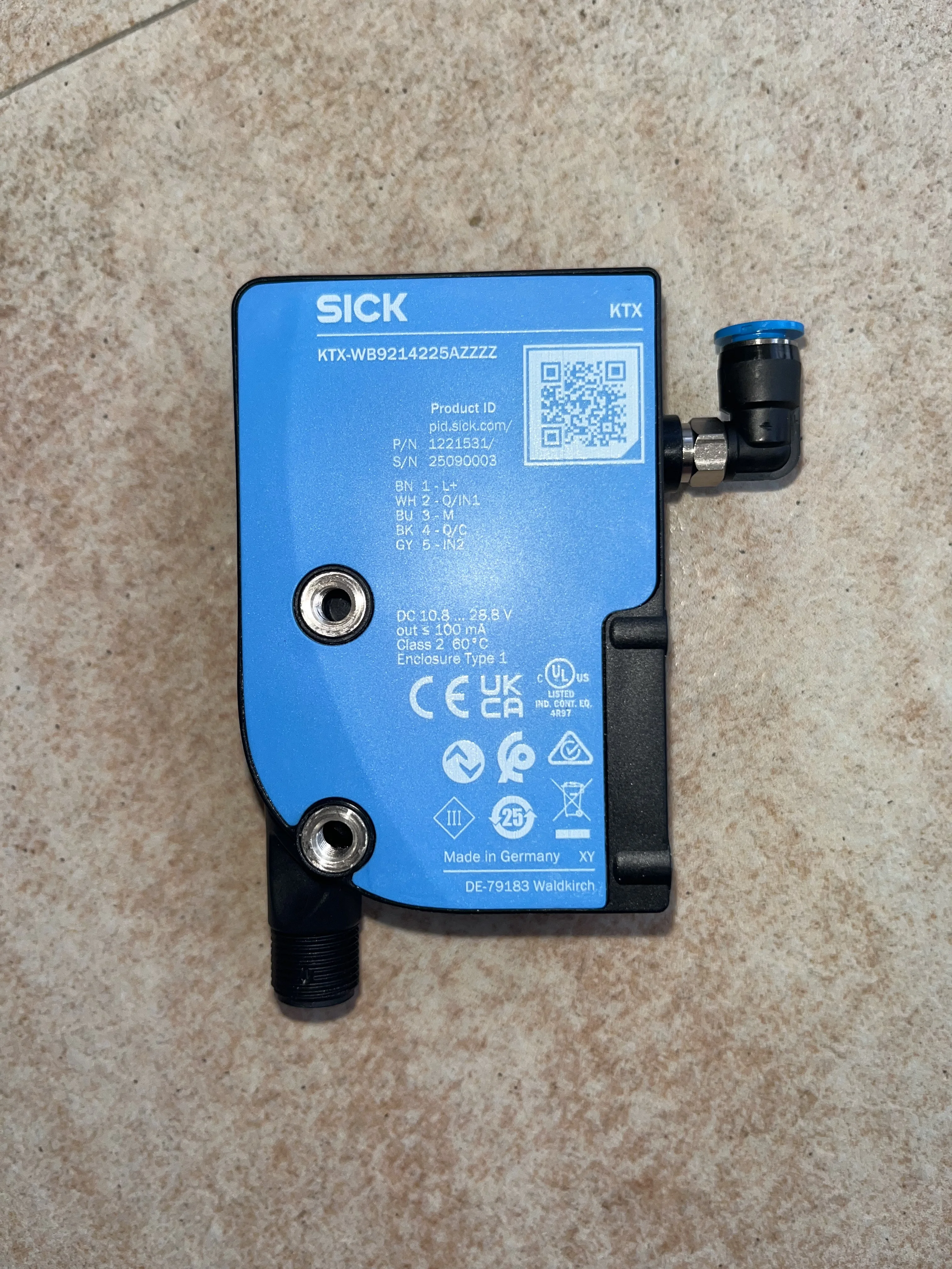 

sick Color Code Sensor KTX-WB9214225AZZZZZZZZZZZDZZZZZZZ1 1221531