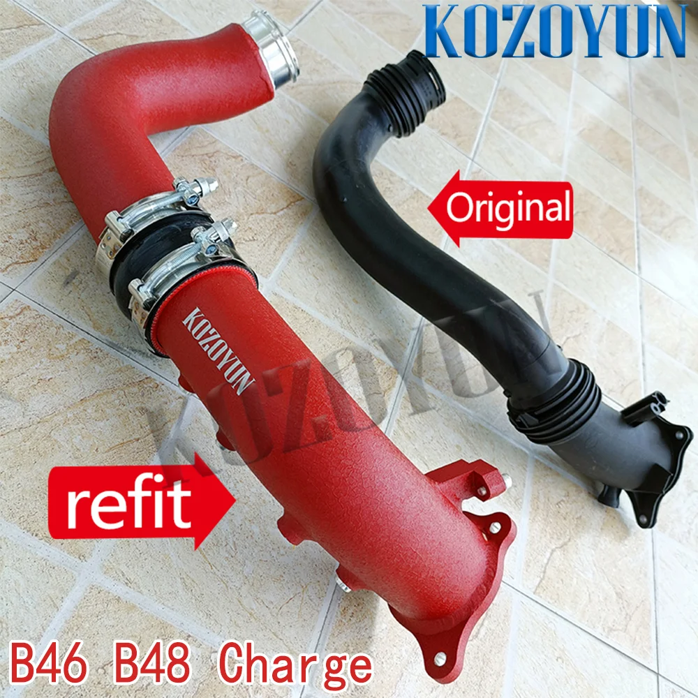 Charge Pipe Intake Turbo for BMW B46 B48  2.0T 320i 320ix 330i 330ix 330e F30 F31 F34 F35 G20 G21 420i 430i ix F32 G22 G23 G26