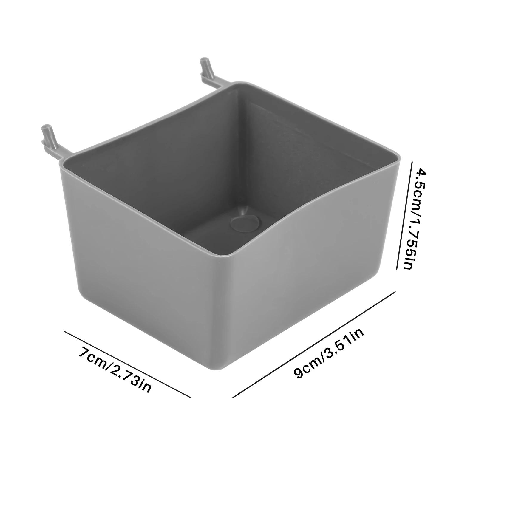 A19F-8 Pieces Pegboard Bins Kit Pegboard Parts Storage Pegboard Accessories Workbench Bins For Organizing Hardware