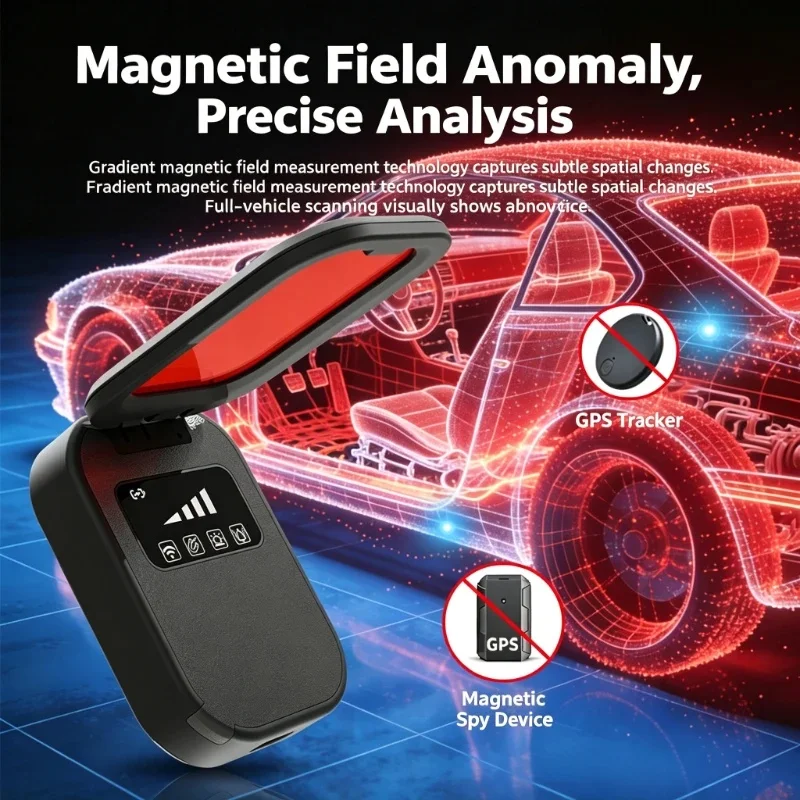 NEW Flip‑Open Lens Detector Portable Anti‑Peeping Camera Scanner Anti‑Eavesdropping Bug Detector for Hotel Airbnb Travel Use