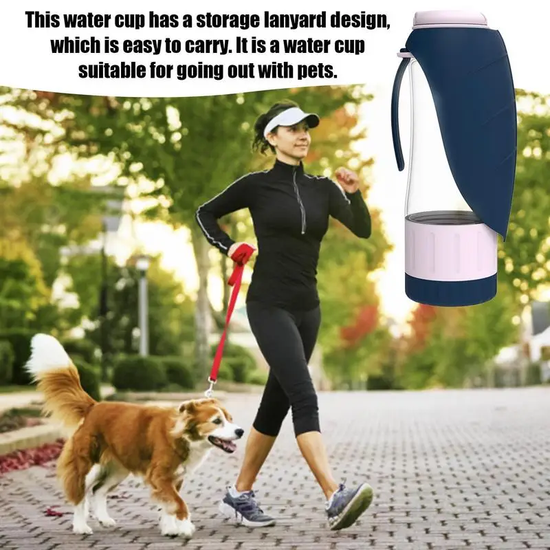 Portable Dog Water Bottle 300ml Leakproof Dog Drinking Bottle Dog Water Bottle Travel For Walking Hiking Camping Picnicking