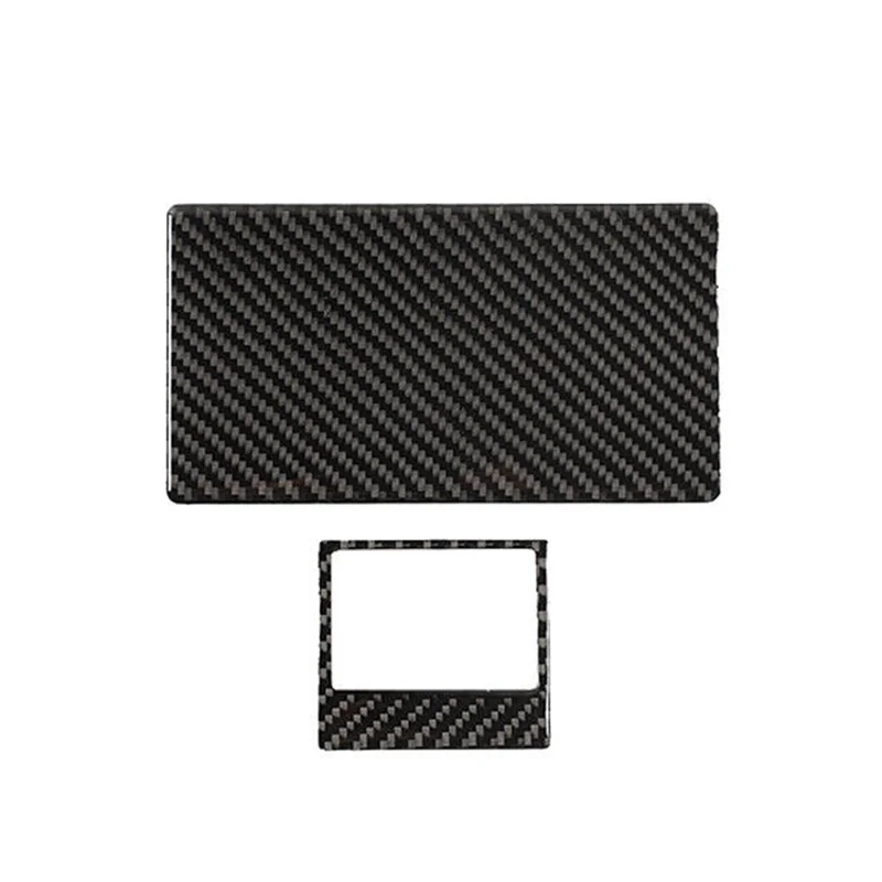 

ABTC-Roof Reading Light Lamp Cover Trim Decoration Stickers For Ford F150 2009-2014 Interior Accessories - Soft Carbon Fiber