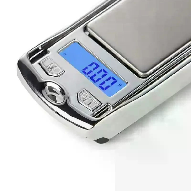 200g/0.01g Precision Portable Car Key Shape Mini Digital Pocket Gram Scale With LCD Display