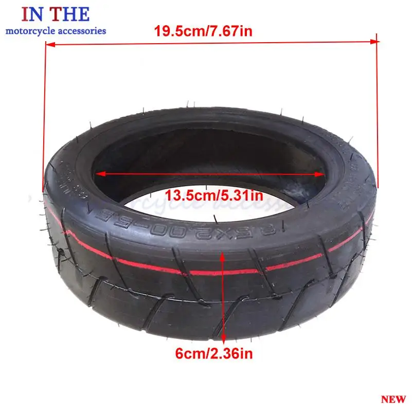 CST 8.5x2.00-5.5 Inner Tube 8*2.00-5 Inner Tyre Tire 45/90 degree bent valve For INOKIM Light Series V2 Camera
