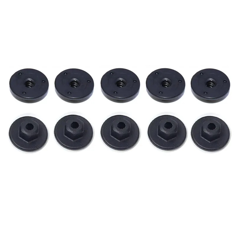 10pcs auto clips Retainer Chassis Rear Bumper Self-Threading Nut 07147169847 for BMW 12367 series X3X5X6