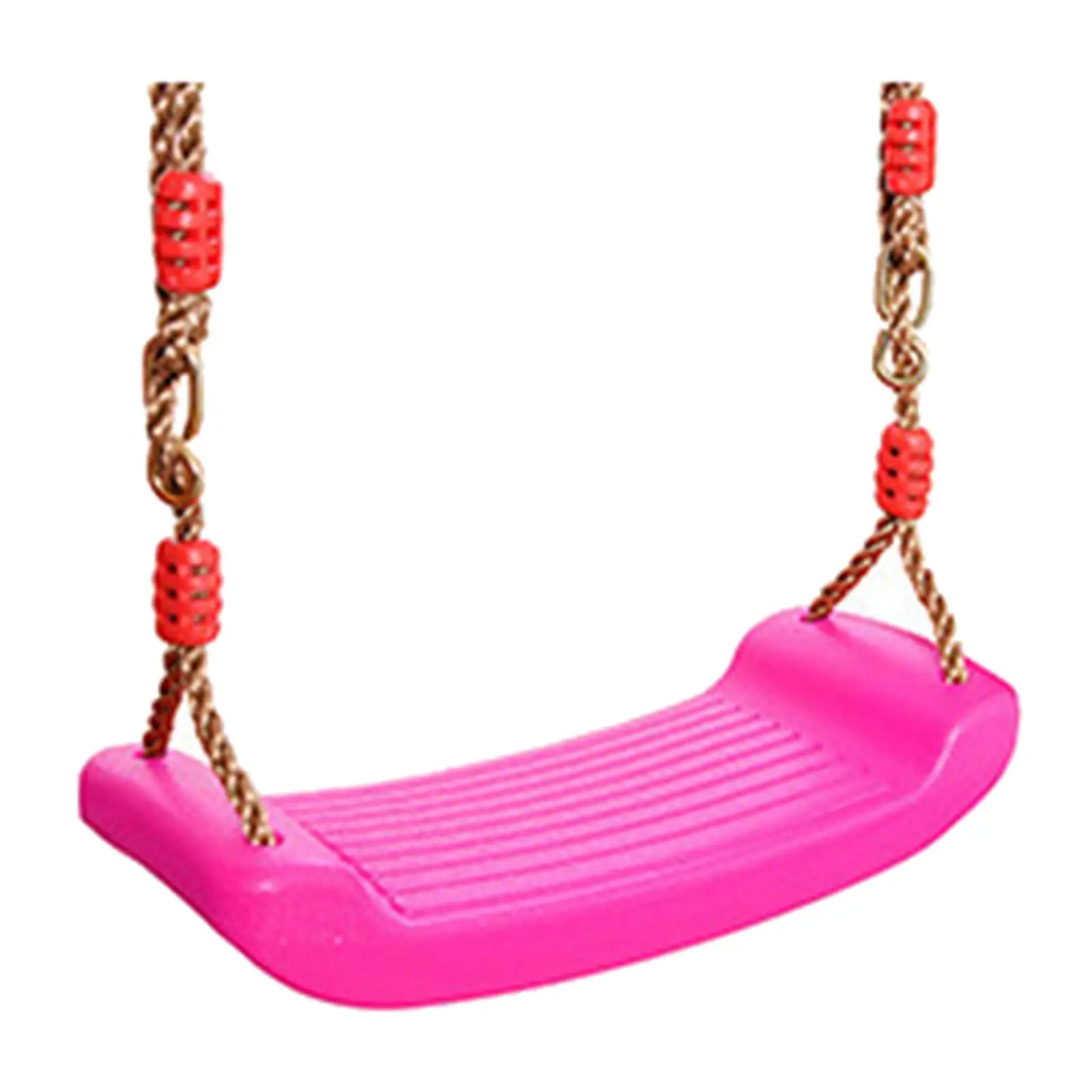 Swing Seat Set Rope Adjustable Playset with Heavy Duty Durable Replacement Rope Seat for Outdoor Indoor Garden Children Adult