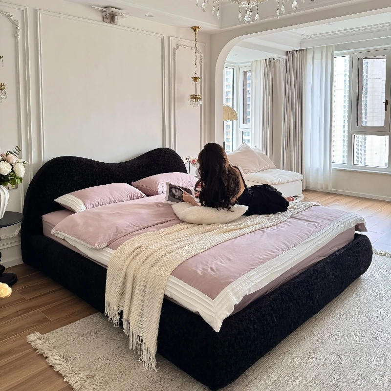 European Adults Fun Beds Modern Seating Futuristic Luxury Beds Platform Canopy Double Camas Matrimoniales Furniture For Home