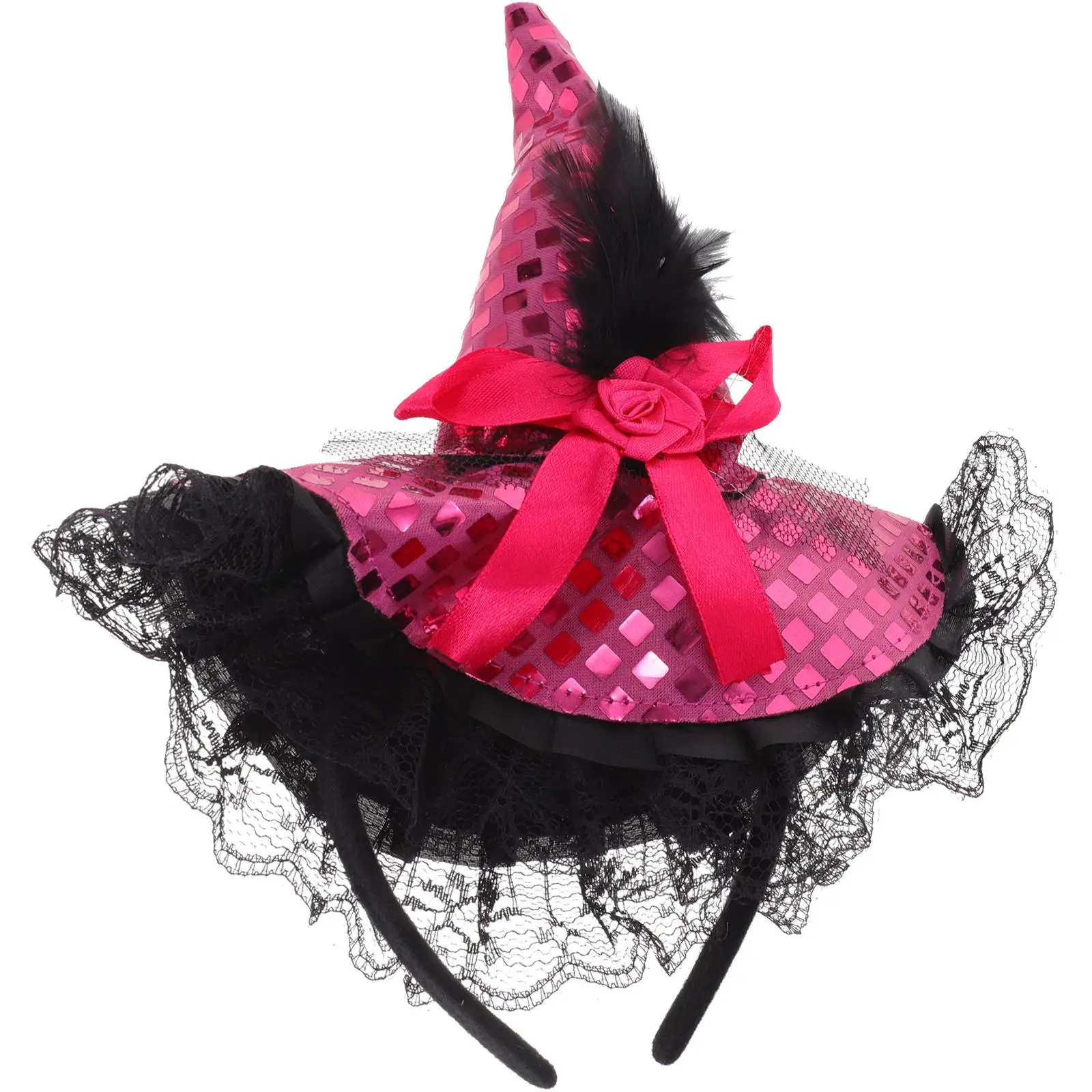 

Witch Hat Headband Hook Girls Costume Childrens Mask Cute Spider for Kids