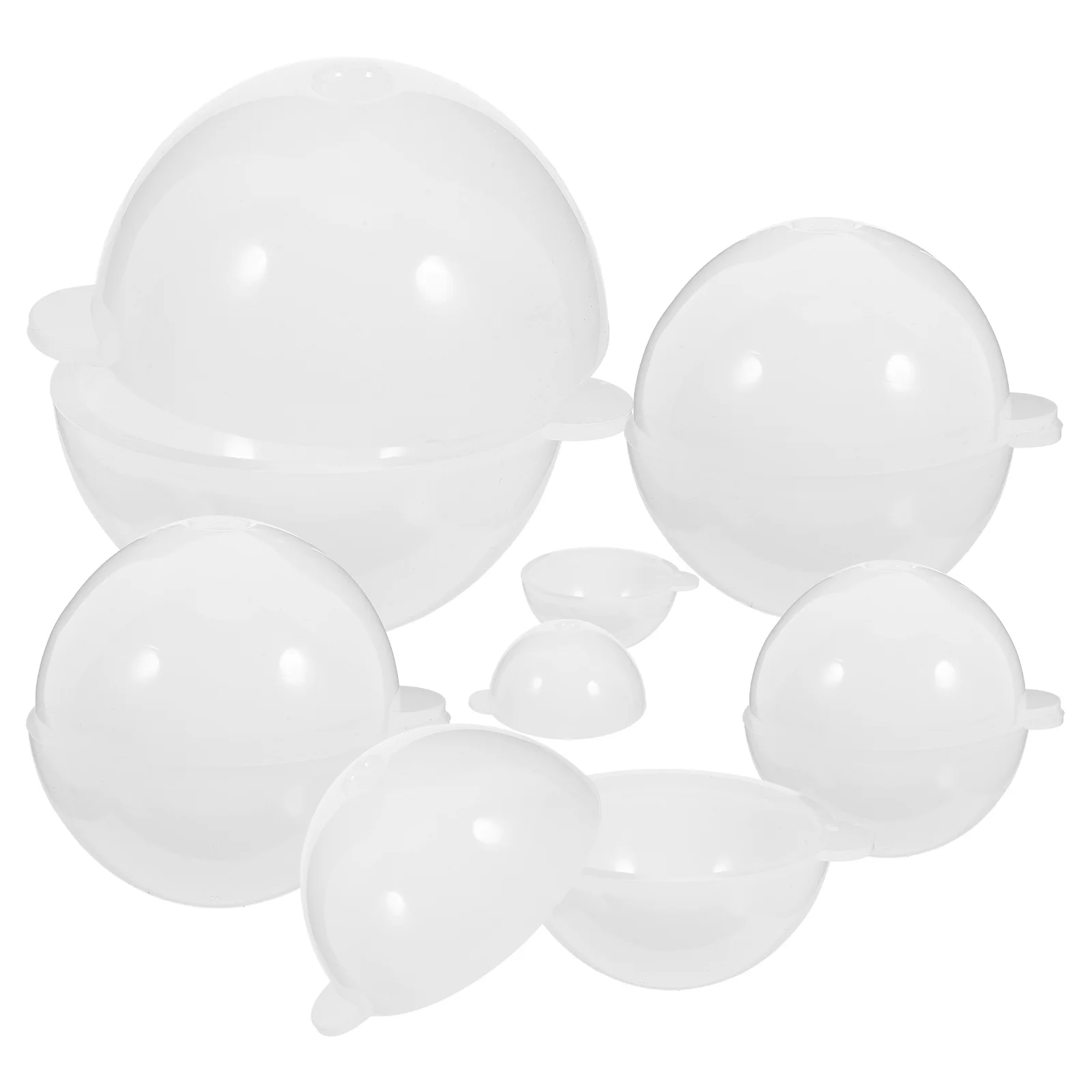 

6Pcs Silicone Molds Round Ball Shape DIY Casting Mold for Crystal Ball Resin Craft Making Silicone Molds Casting Mold for DIY