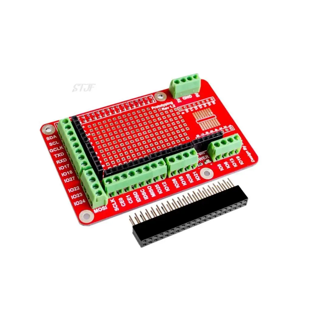 لوحة درع توسيع النماذج الأولية للوحة Raspberry Pi 2 B ولوحة Raspberry Pi 3 B