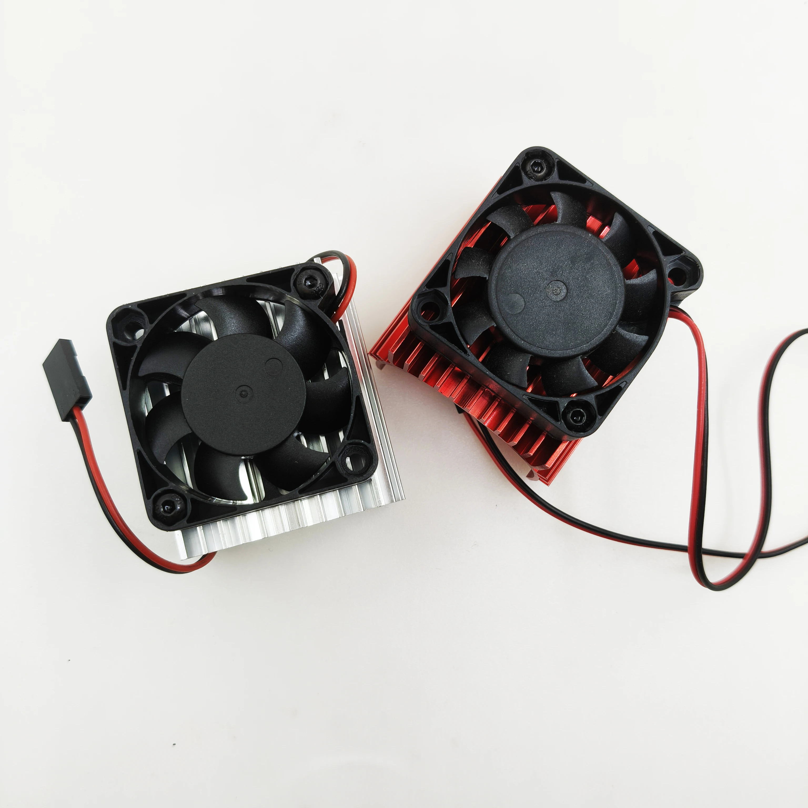 مروحة التبريد 40*42 مللي متر العالمي موتور المبرد مجموعة بالوعة الحرارة المبرد زائد ل RC سيارة 4074/4274/1515 أجزاء المحرك