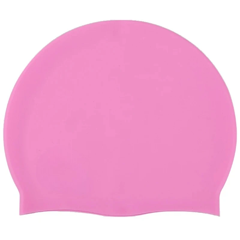 Badekappe aus Silikon, wasserdicht, für Männer, Frauen, Erwachsene, Kinder, Poolkappen, Tauch- und Schwimmausrüstung, elastische Kappen – Detail 6