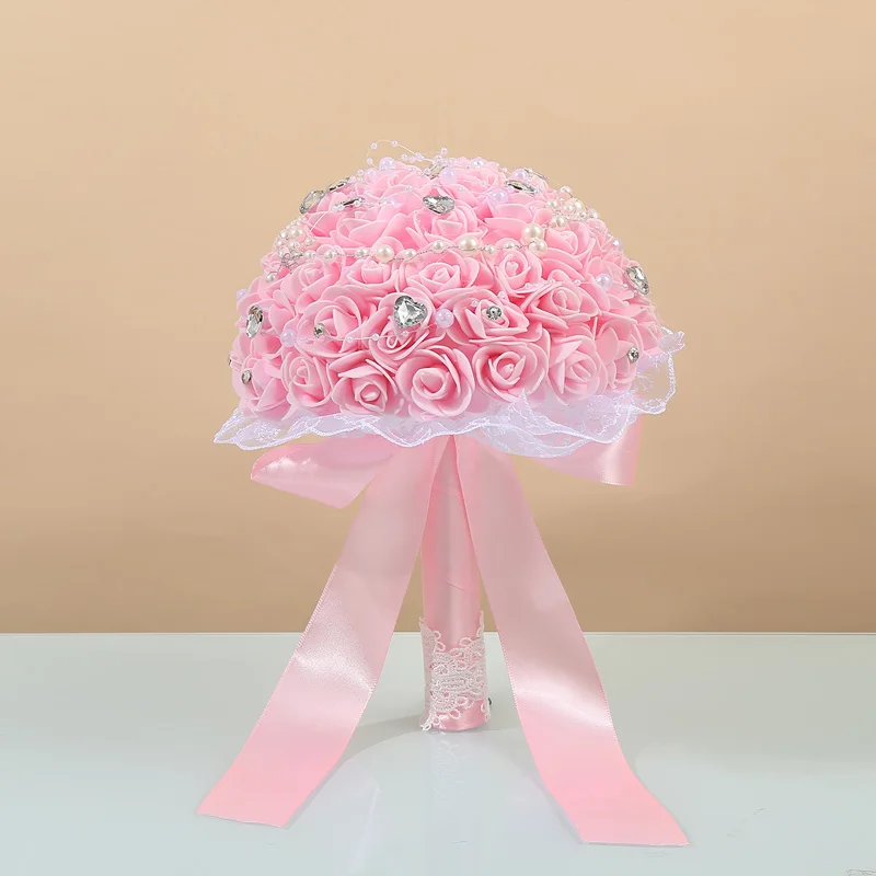 Elegant bridal bouquets, romantic wedding bouquets, bridesmaids holding bouquets, photography props, wedding accessories image 2