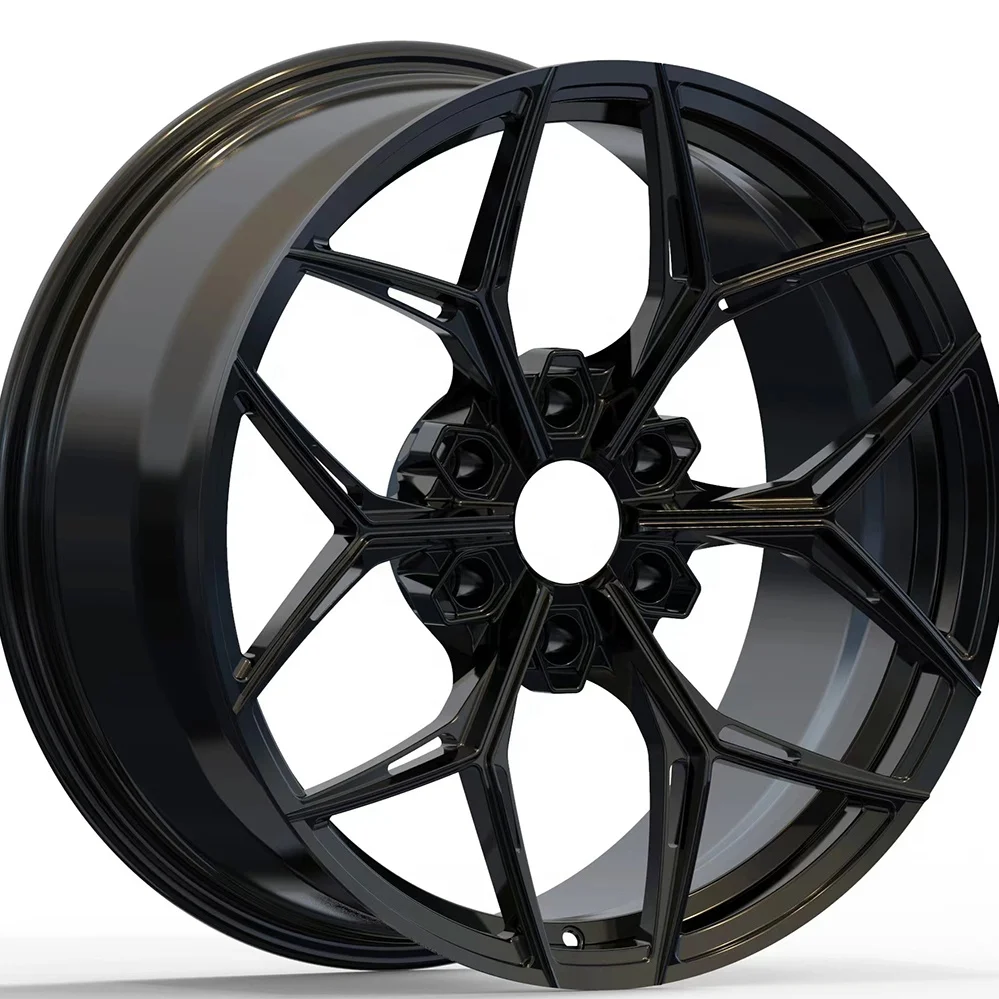 

Factory Direct Sales Gloss Black Monoblock Wheel 20 Inch Forged Custom Alloy Car Wheels