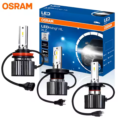 OSRAM Original H4 H7 H1 H11 H8 Led Car Headlight Bulb 9005/HB3 9006/HB4 9012 HIR2 Auto Fog Light 6000K Cool White Universal Lamp