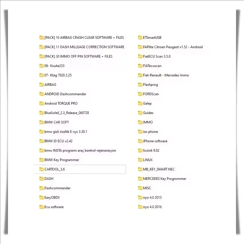 

AIRBAG CRASH CLEAR + DASH + IMMO OFF + IMMO SOFTWARE 32GB + MMO OFF SOFTWARES FILE PACKAGE Immo Airbag DASH MILLEAGE CORRECTION