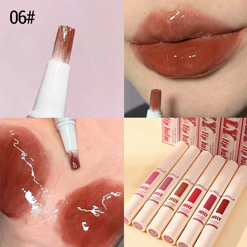 Punk Juice Jelly Mirror Liquid Lipstick antiaderente Cup idratante Clear Lip Gloss Long Lasting Sexy Water Glossy Lip Tint