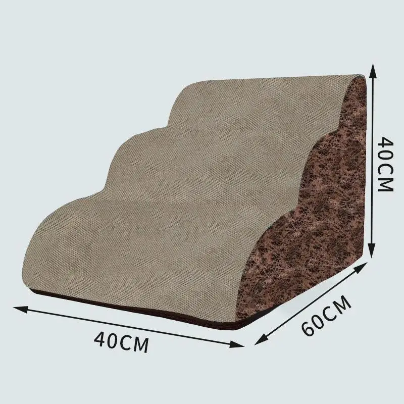 

Pet Ladder Dog Up and Down Sofa Bed Sponge Steps Slope Cat Small Dog Stairs Cat House Cat Furniture