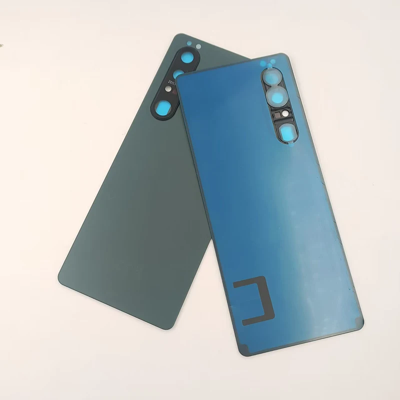 For Sony Xperia 1 III Xperia1 iii Back Battery Cover Door Repair Replacement Rear Case With Camera Lens + Stickers