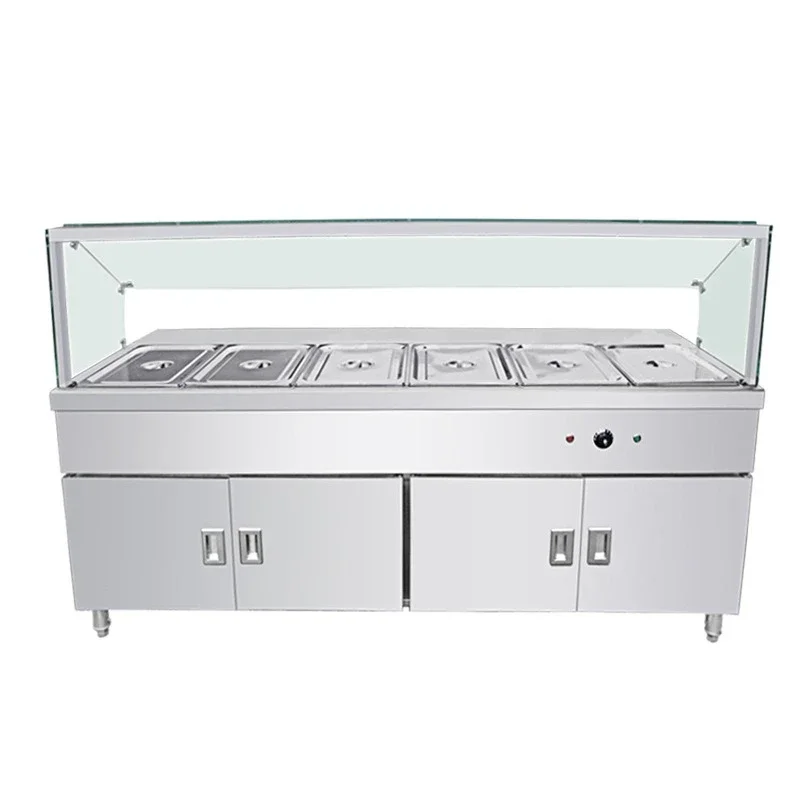Commercial insulation cabinet insulation sales table dust cover display cabinet