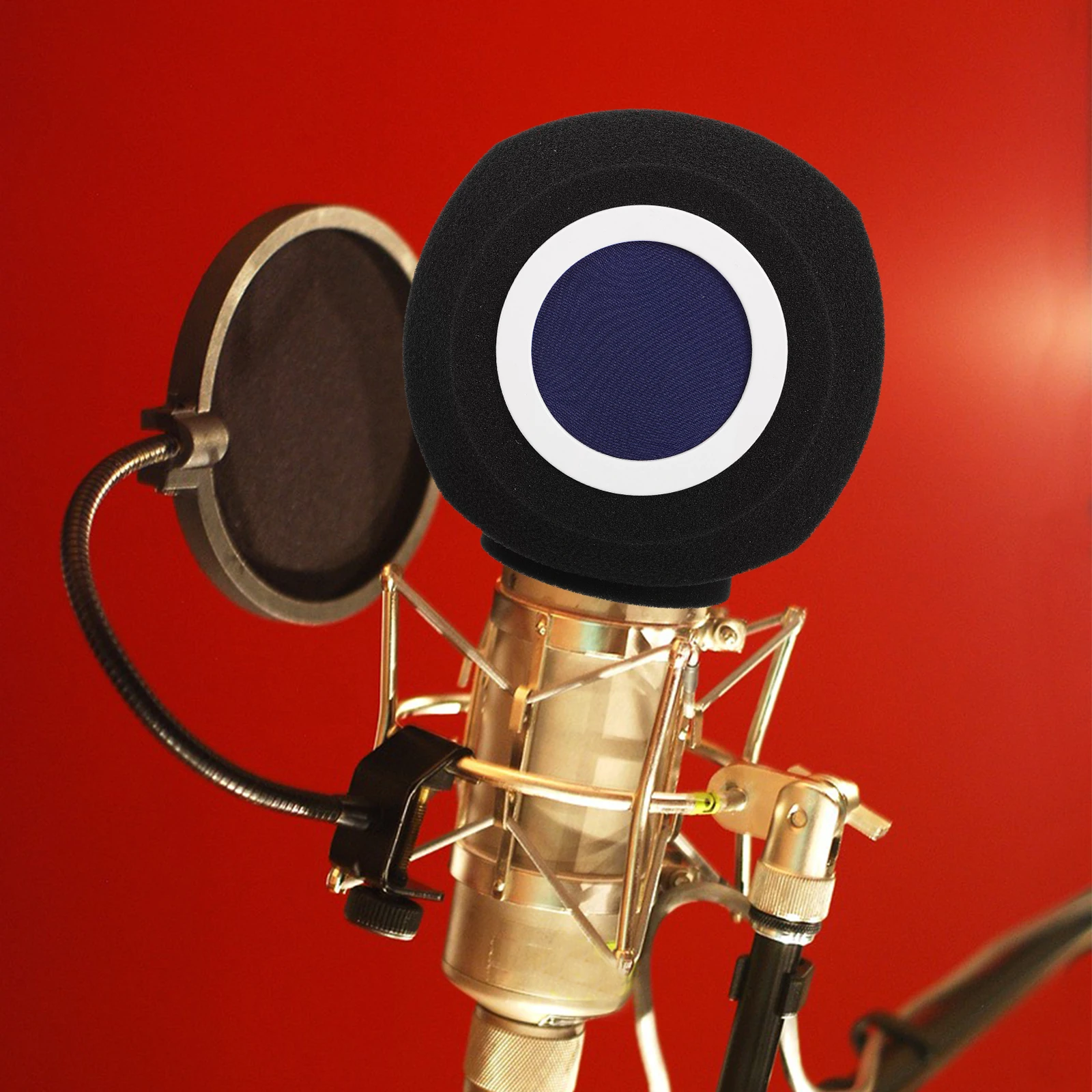 

Microphone Soundproof Cover Filter Headset Covers Ktv Sleeve Karaoke Room Sponge Boom Arm Mic Shield Isolation Protector