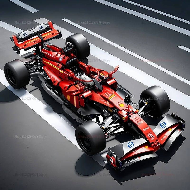 NEW Technical Super 1:10 Sports Car Formula Racing Building Blocks City Speed Famous Vehicle Bricks MOC Assemble Toys Kids Gifts