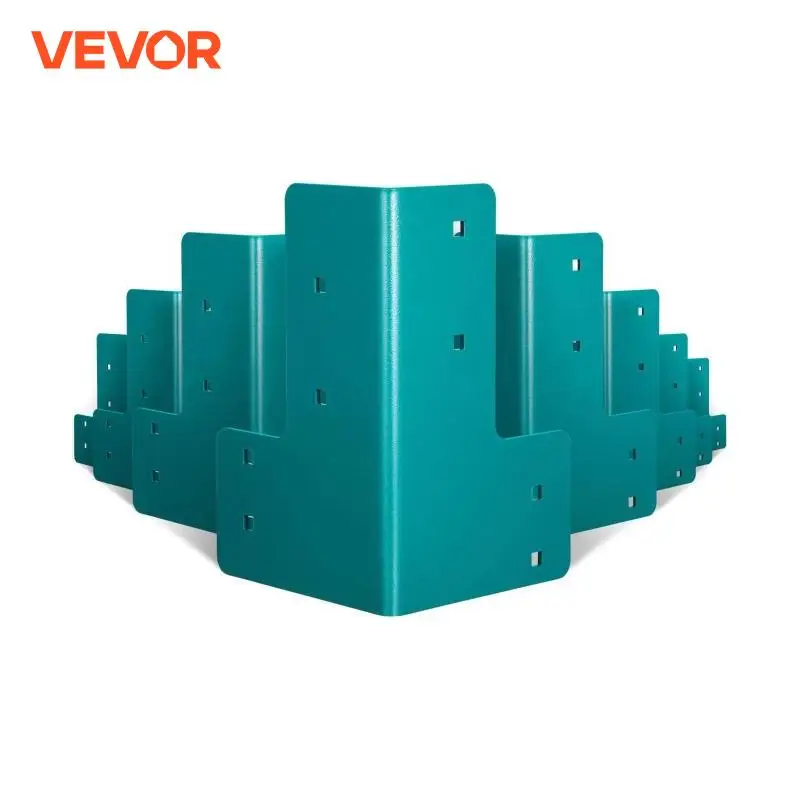 VEVOR 8pcs Workbench Corner Bracket Kit 5MM Sturdy Steel Bracket Kit Right Angle Shop Table Corner Brackets With Bolts And Nuts