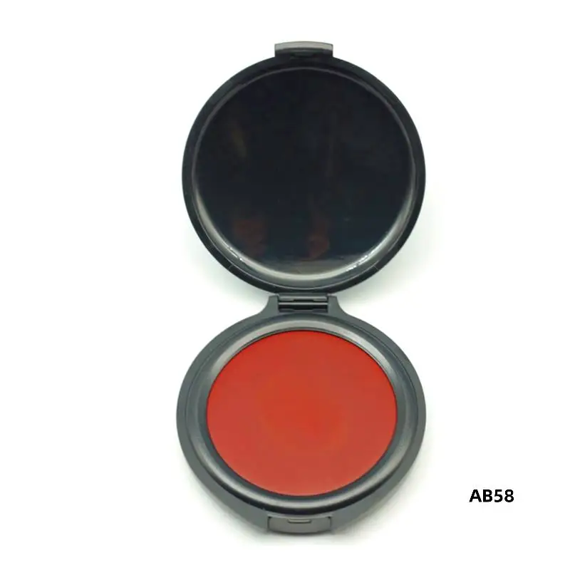 Fingerprint Ink Pad No-Wash Quick-Drying Portable Quick-Drying Ink Pad Red 1 Piece Plastic