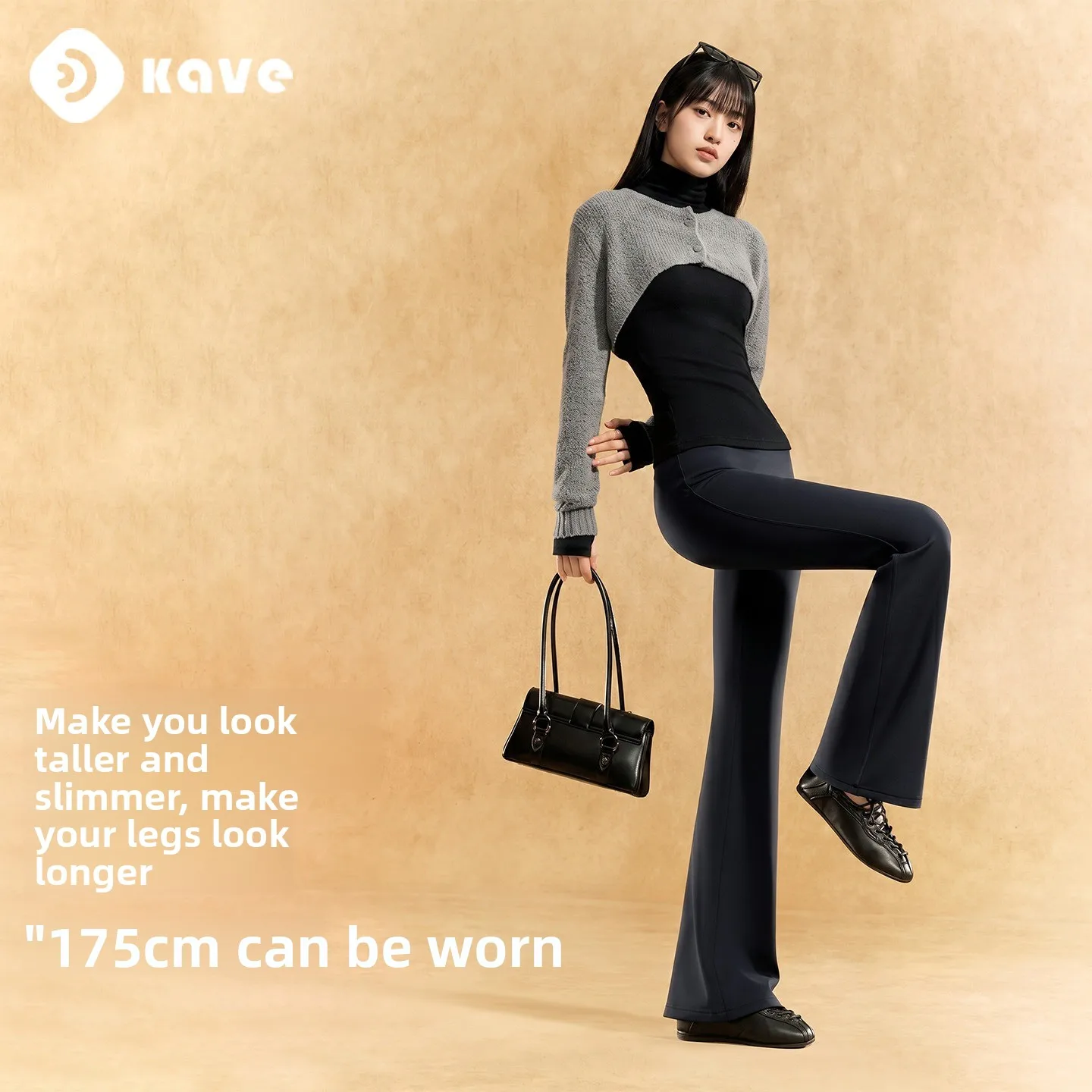 New Yoga Flare Leggings Fleece Lined Butt Lift Tummy Control Slim Tall Shaping Shark Skin Outerwear Fitted Extra Long Women Pant