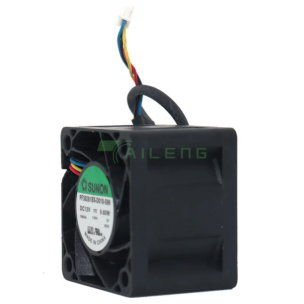 ل Sunon PF38281BX-D010-S99 3828 خادم PF38281BX 12 فولت 9.60 واط عالية السرعة PWM التحكم في درجة الحرارة 3.8 سنتيمتر مروحة التبريد 38*38*28 مللي متر