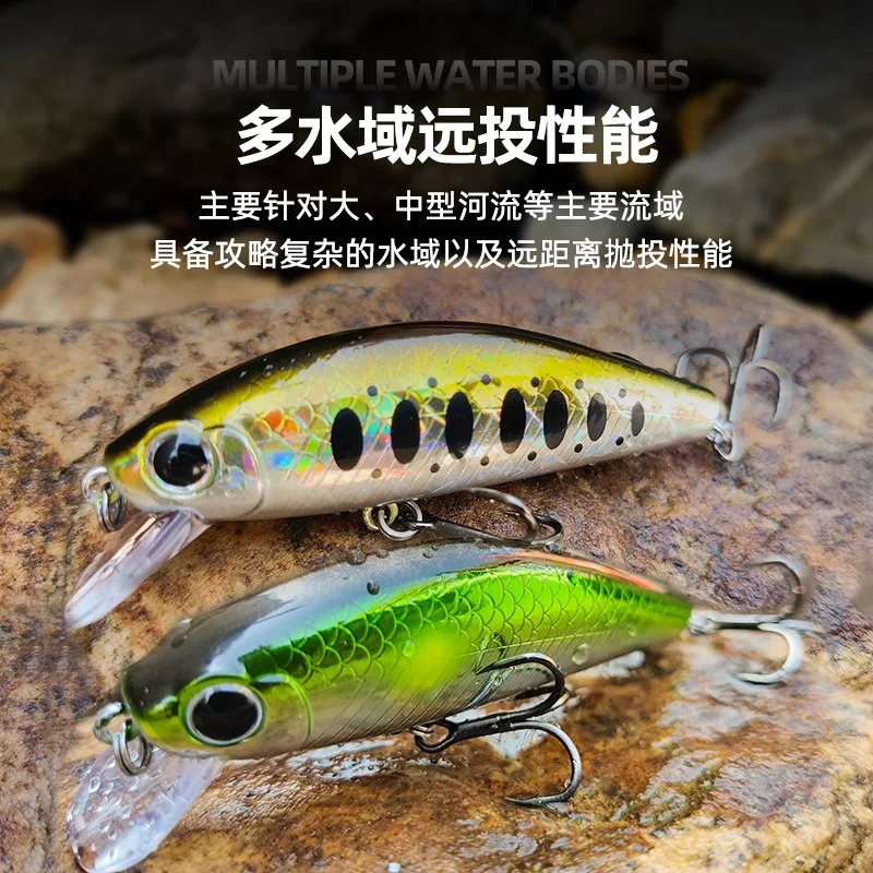Japanese Design Pesca Wobbling Fishing Lure Mini 7.7cm/11g Sinking Minnow Isca Artificial Baits For Bass Perch Pike Trout