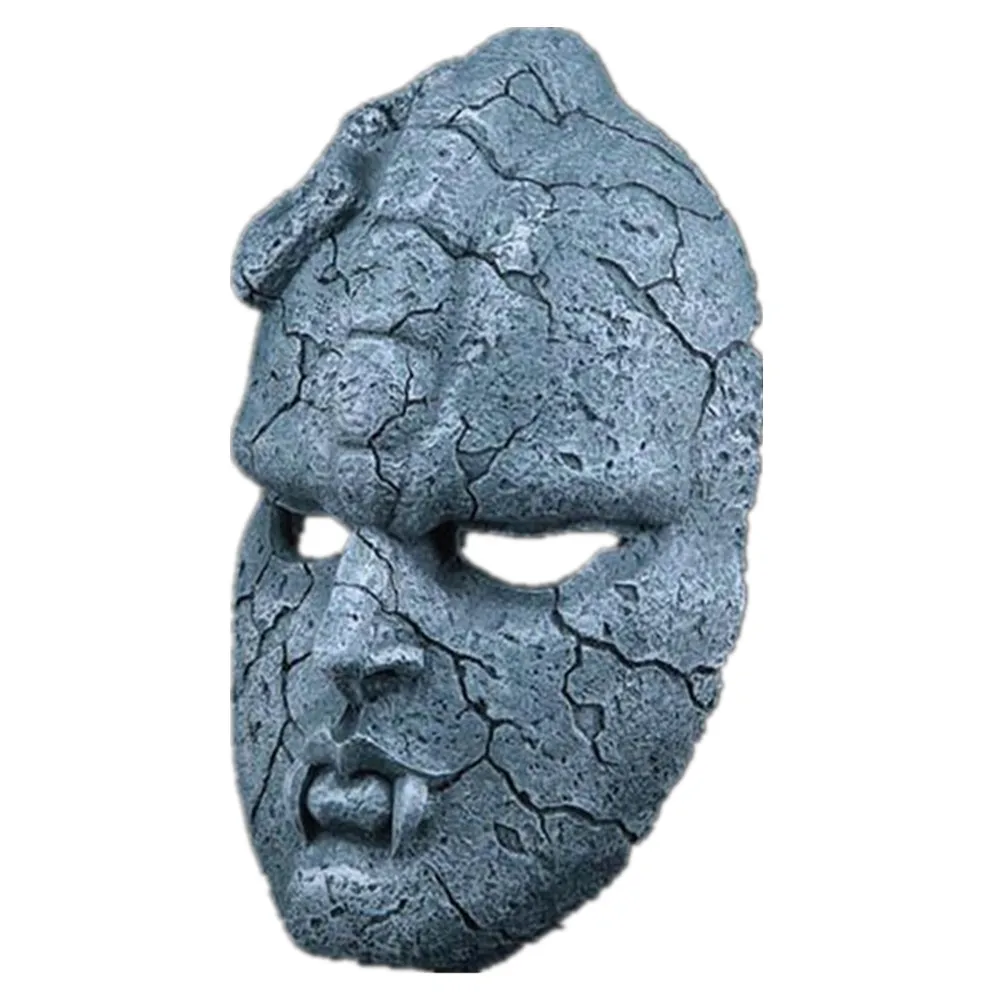 SingXeng Anime JoJoโs Bizarre Adventure Cosplay Mask Phantom Blood Stone Mask Gargoyle Theme Masquerade Mask Halloween Party