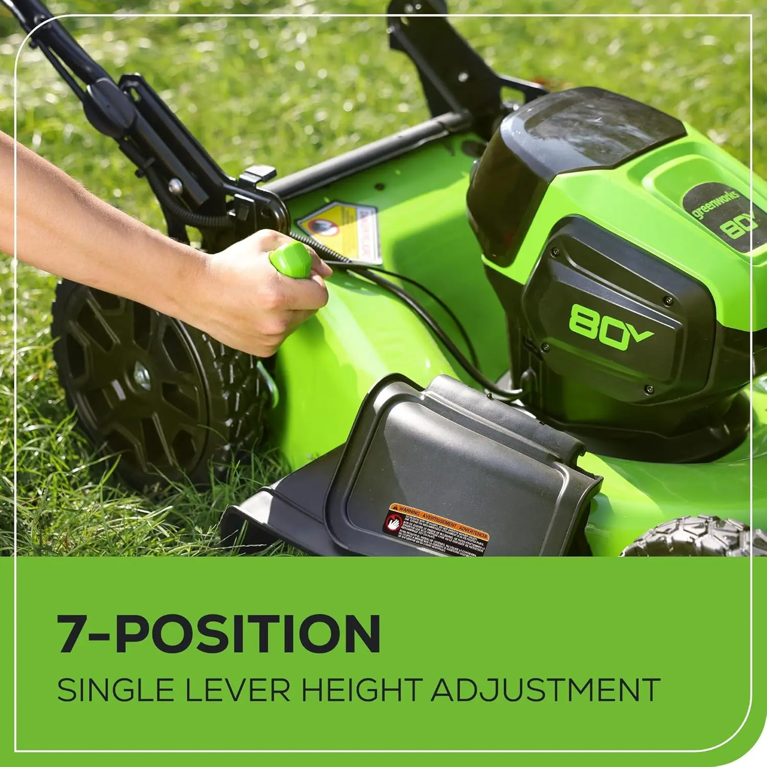 80V 21" Brushless Cordless (Push) Lawn Mower (75+ Compatible Tools),