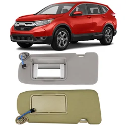 Sun Visor For Honda CRV CR-V 2017-2022 Car Inside Front Left Right Sunshade Sun Visor With Led Light 83280-TLA-A12ZB Gray Beige
