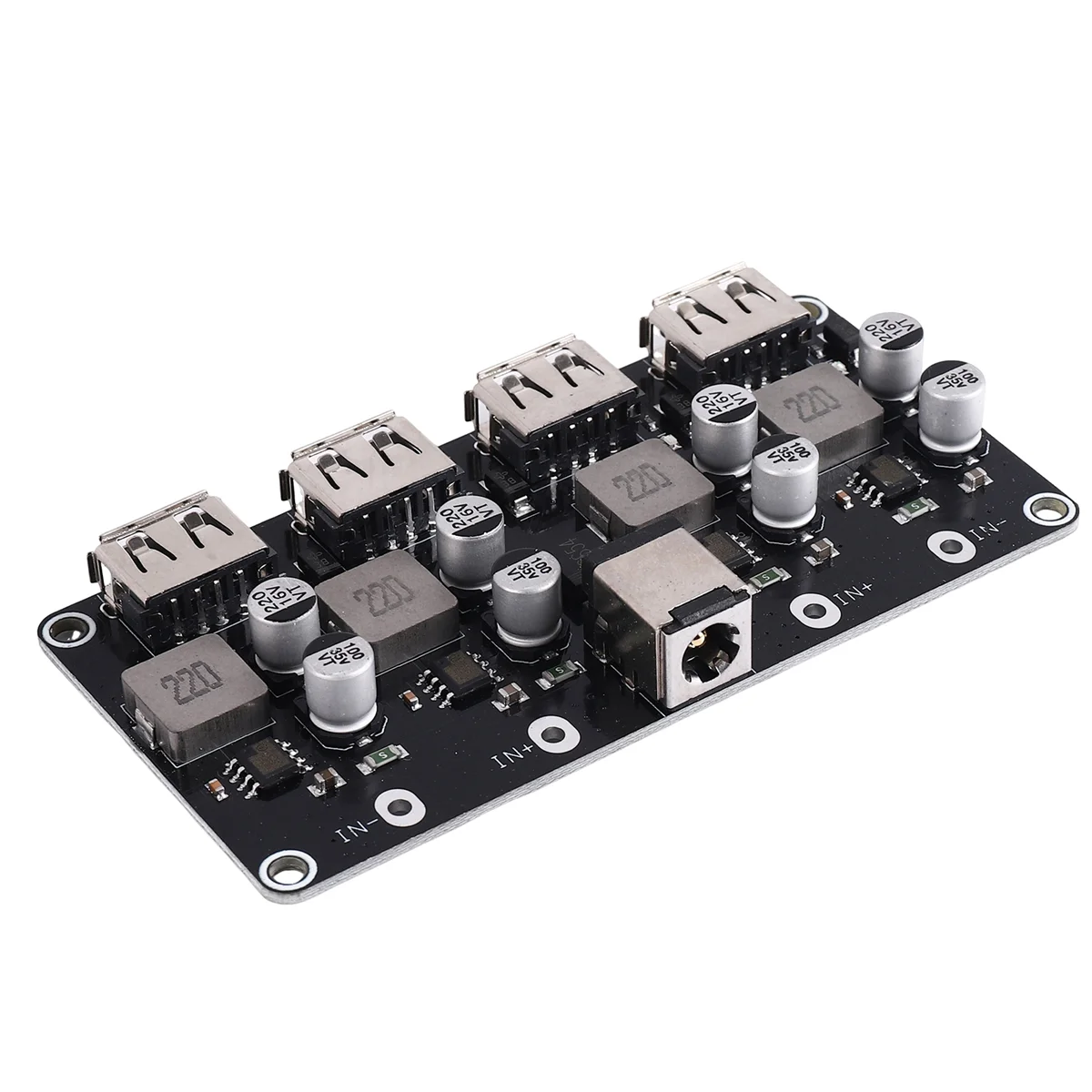 AT77 QC3.0 QC2.0 USB-плата быстрой зарядки 4XUSB-порт DC-DC преобразователь DC12V-30V в DC 3-12V модуль зарядки