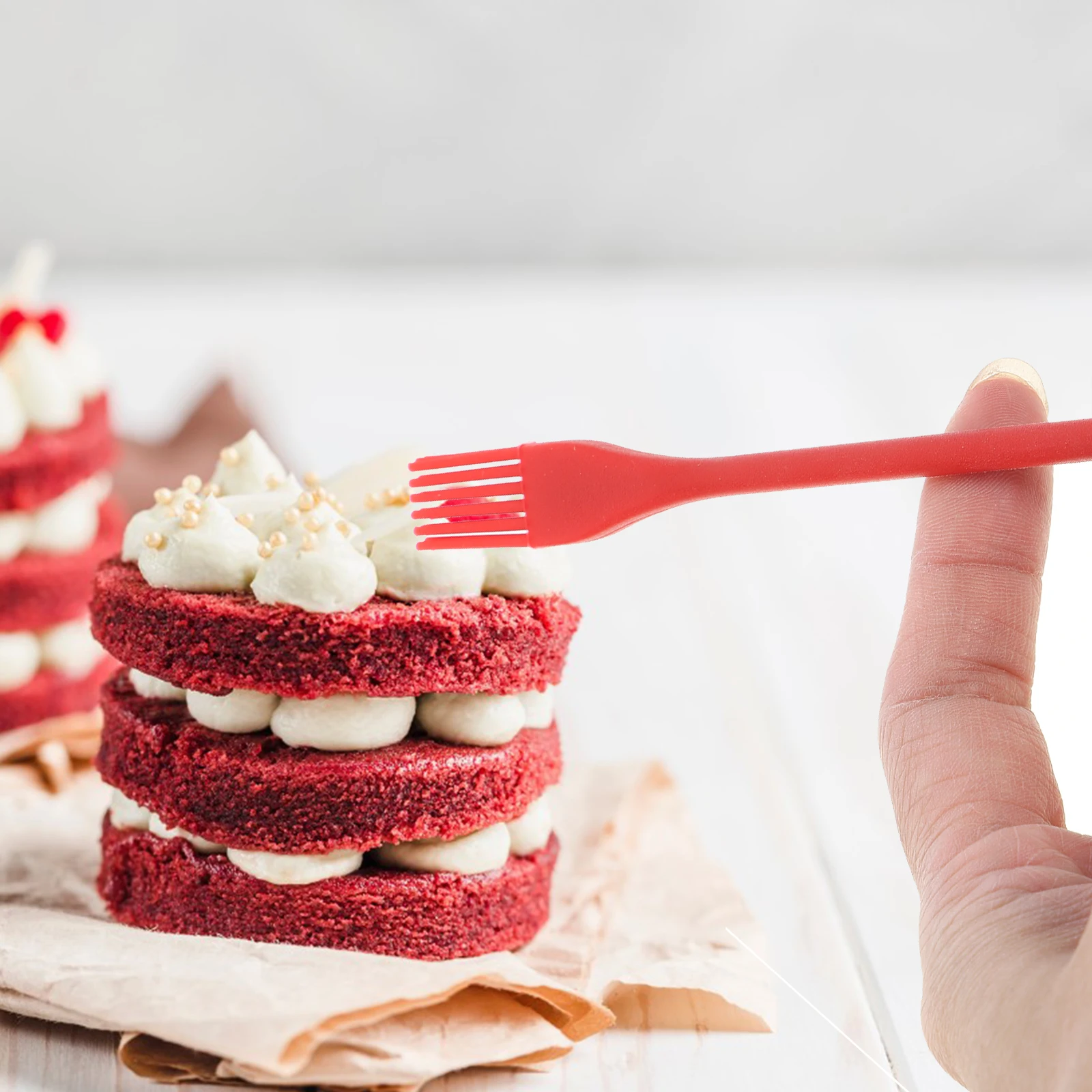 

3pcs Silicone Scraper Set Double Ended Spatula For Baking Kitchen Use Non Stick Cream Butter Jam Scraping Tool Baking Supply