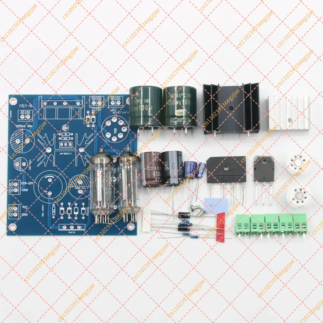High Voltage Filament Filter Power Supply Board Kit for Tube Preamp 6Z4 Rectifier